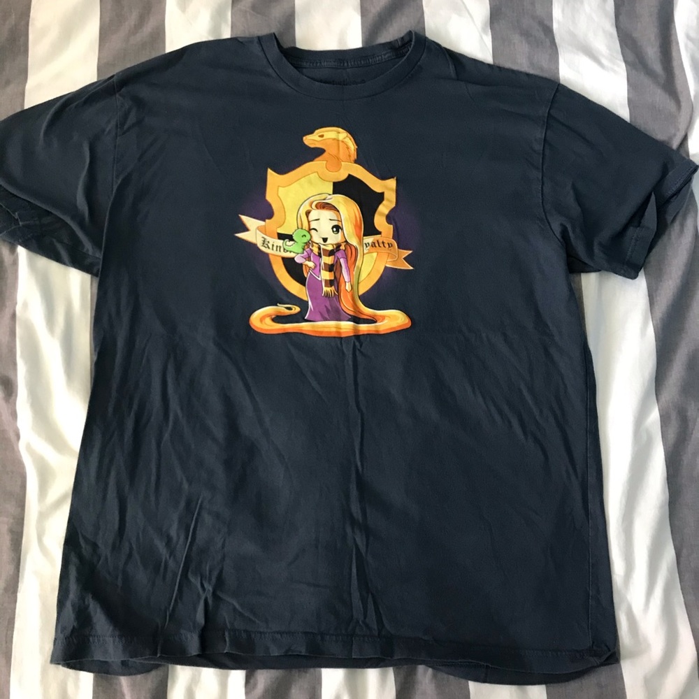 Rapunzel Hufflepuff Graphics Tee